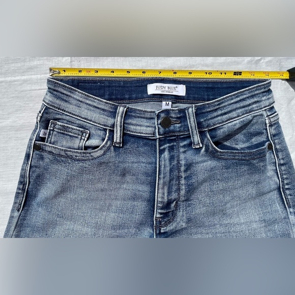 Judy Blue Light Blue Jean Shorts - Picture 9 of 13